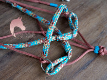 Load image into Gallery viewer, Knotless Comfort Bitless Bridle - Turquoise Cowgirl