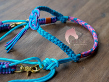 Load image into Gallery viewer, Knotless Comfort Bitless Bridle - Blue Unicorn