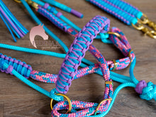 Load image into Gallery viewer, Knotless Comfort Bitless Bridle - Blue Unicorn