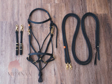 Load image into Gallery viewer, Comfort Bitless Bridle - Black