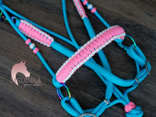 Load image into Gallery viewer, IN STOCK Comfort Bitless Bridle - Candy Clouds