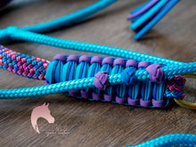 Load image into Gallery viewer, Knotless Comfort Bitless Bridle - Blue Unicorn