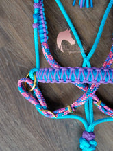Load image into Gallery viewer, Knotless Comfort Bitless Bridle - Blue Unicorn