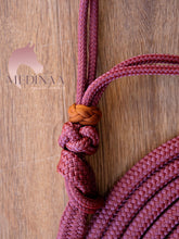 Load image into Gallery viewer, Natural Rope Halter and 8ft Lead Rope