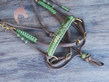 Load image into Gallery viewer, Comfort Bitless Bridle - Khanza Dark Moss