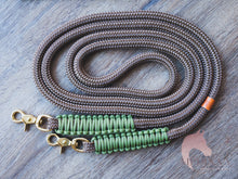 Load image into Gallery viewer, Rope Reins - Khanza Dark Moss