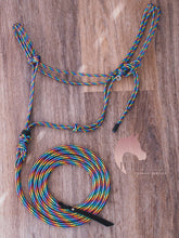 Load image into Gallery viewer, Halter Set - Black Rainbow