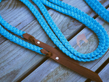 Load image into Gallery viewer, Macrame Reins - Turquoise