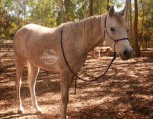 Load image into Gallery viewer, Natural Rope Halter and 8ft Lead Rope