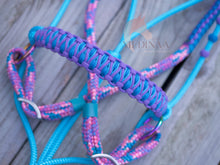 Load image into Gallery viewer, Comfort Bitless Bridle - Blue Unicorn