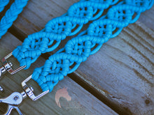 Load image into Gallery viewer, Macrame Reins - Turquoise
