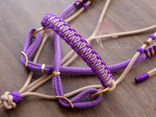 Load image into Gallery viewer, Comfort Bitless Bridle - Purple Cowgirl