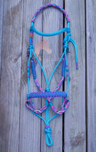 Load image into Gallery viewer, Comfort Bitless Bridle - Blue Unicorn