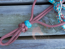 Load image into Gallery viewer, Comfort Bitless Bridle - Turquoise Cowgirl