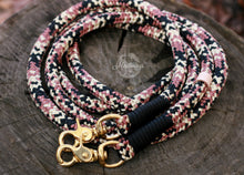 Load image into Gallery viewer, Rope Reins - Black/Brown/Beige