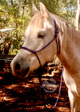 Load image into Gallery viewer, Natural Rope Halter and 8ft Lead Rope