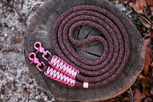 Load image into Gallery viewer, Rope Reins - Ember Tweed