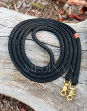 Load image into Gallery viewer, Rope Reins - Black