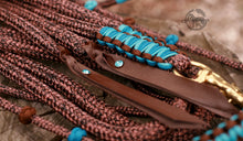 Load image into Gallery viewer, Rope Reins - Aqua Tweed