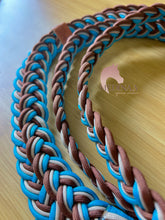 Load image into Gallery viewer, Braided Reins - Turquoise Cowgirl