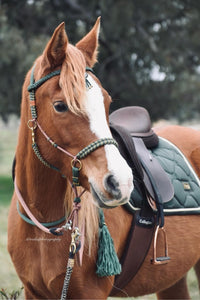 Knotless Comfort Bitless Bridle - Forest Espazade