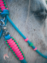 Load image into Gallery viewer, IN STOCK Comfort Bitless Bridle - Tropical Bliss