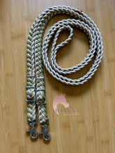 Load image into Gallery viewer, Braided Reins - Golden Moss