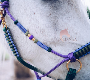 Comfort Bitless Bridle - Purple Heather