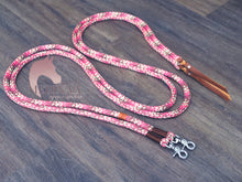 Load image into Gallery viewer, Rope Reins - Pink Cowgirl