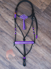 Load image into Gallery viewer, 3in1 Bitless Bridle - Purple Kampos