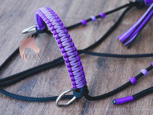 3in1 Bitless Bridle - Purple Kampos