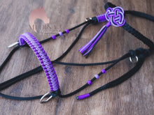 Load image into Gallery viewer, 3in1 Bitless Bridle - Purple Kampos