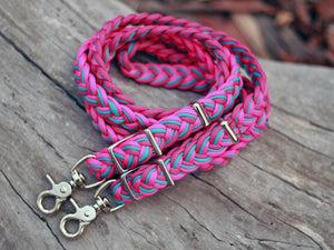 Braided Reins - Berry Punch