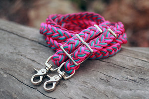 Braided Reins - Berry Punch