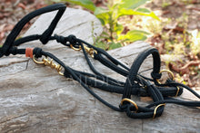 Load image into Gallery viewer, Comfort Bitless Bridle - Black