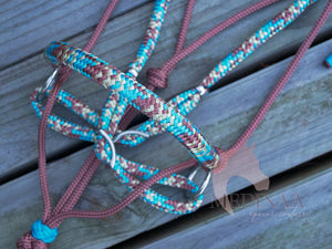 Comfort Bitless Bridle - Turquoise Cowgirl