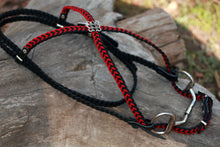 Load image into Gallery viewer, Aria Bridle - Black and Red