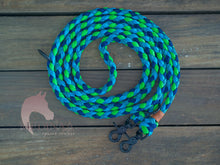 Load image into Gallery viewer, IN STOCK Dog Leash - Round Braided - Blue/Mint