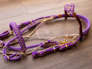 Comfort Bitless Bridle - Purple Cowgirl