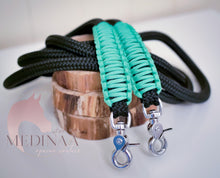 Load image into Gallery viewer, IN STOCK - Mint Reins + Browband Set