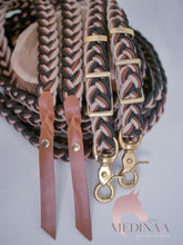 Load image into Gallery viewer, Braided Reins - Ebony
