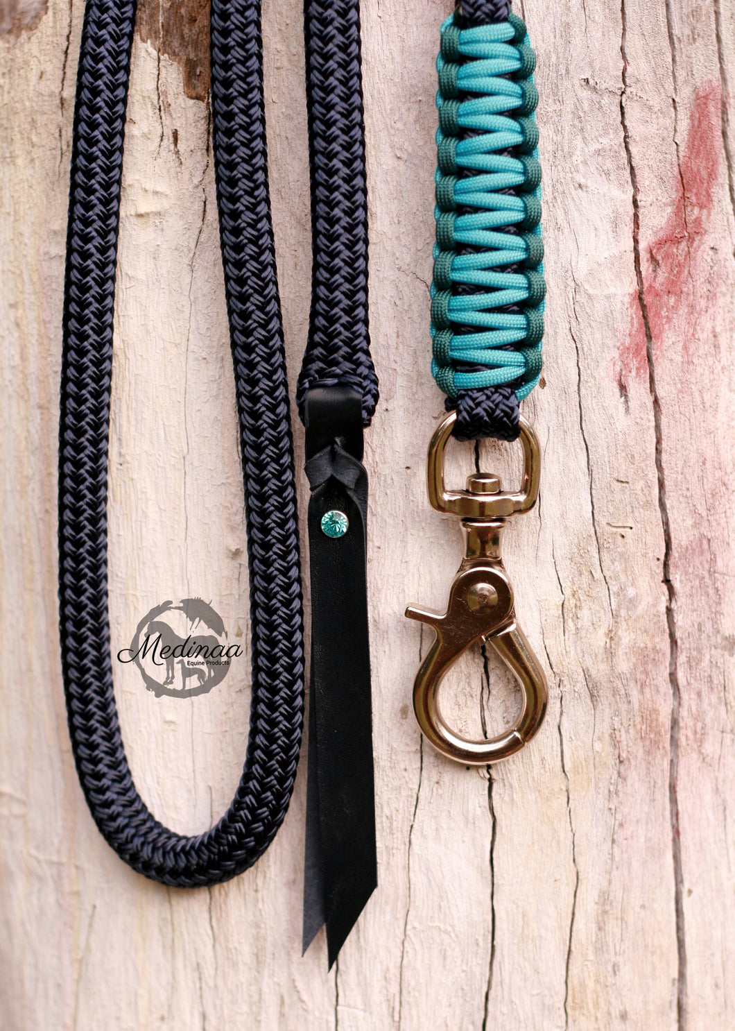 Lead Rope - Navy/Turquoise/Teal