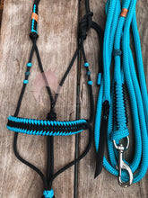 Load image into Gallery viewer, Halter Set - Turquoise/Black