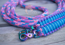 Load image into Gallery viewer, Rope Reins - Blue Unicorn