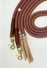 Load image into Gallery viewer, Rope Reins - Chocolate