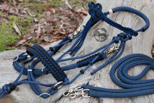 Load image into Gallery viewer, Comfort Bitless Bridle - Midnight Blue