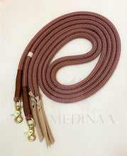 Load image into Gallery viewer, Rope Reins - Chocolate