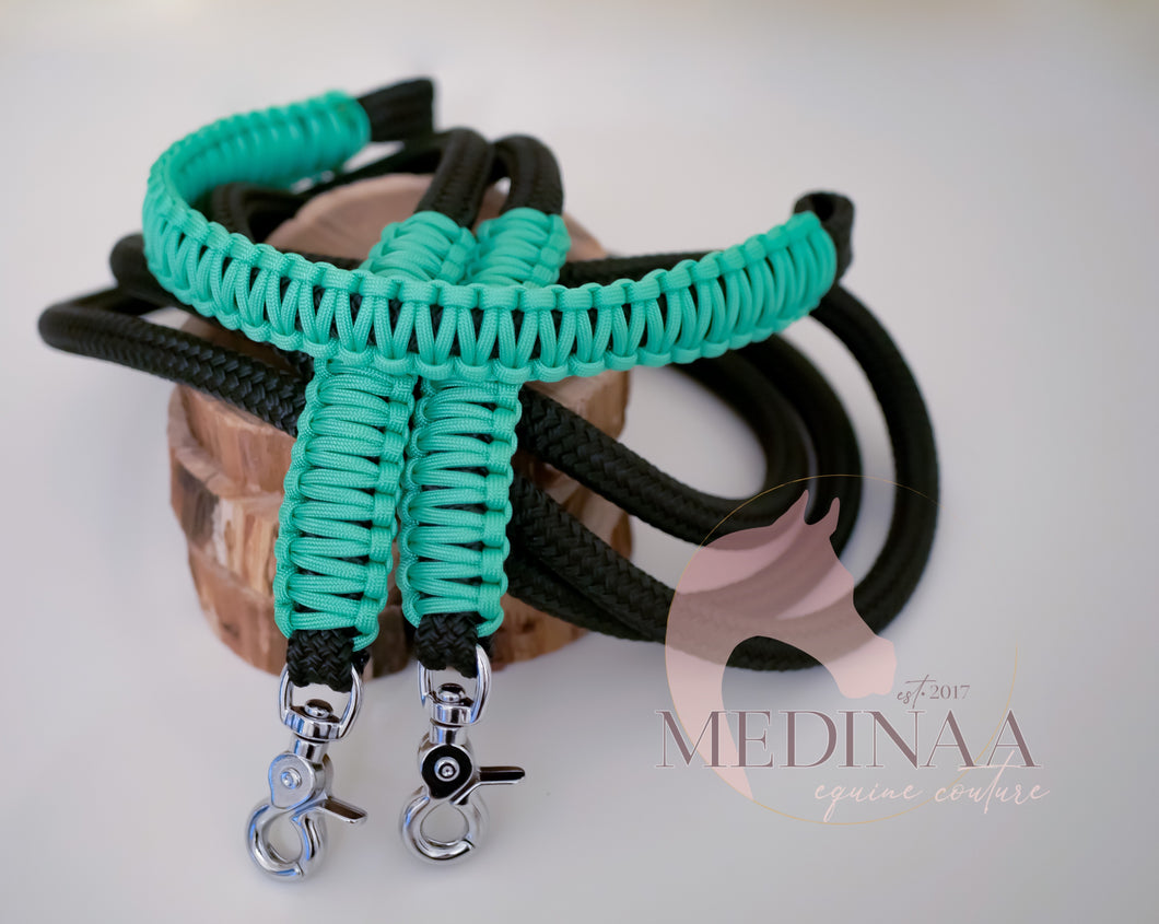 IN STOCK - Mint Reins + Browband Set