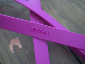 IN STOCK Faux Leather Reins - Lilac Sunset - 9ft