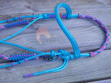 Load image into Gallery viewer, Comfort Bitless Bridle - Blue Unicorn